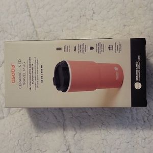 New- Asobu Puramic Ceramic Lined Travel Mug 22oz.